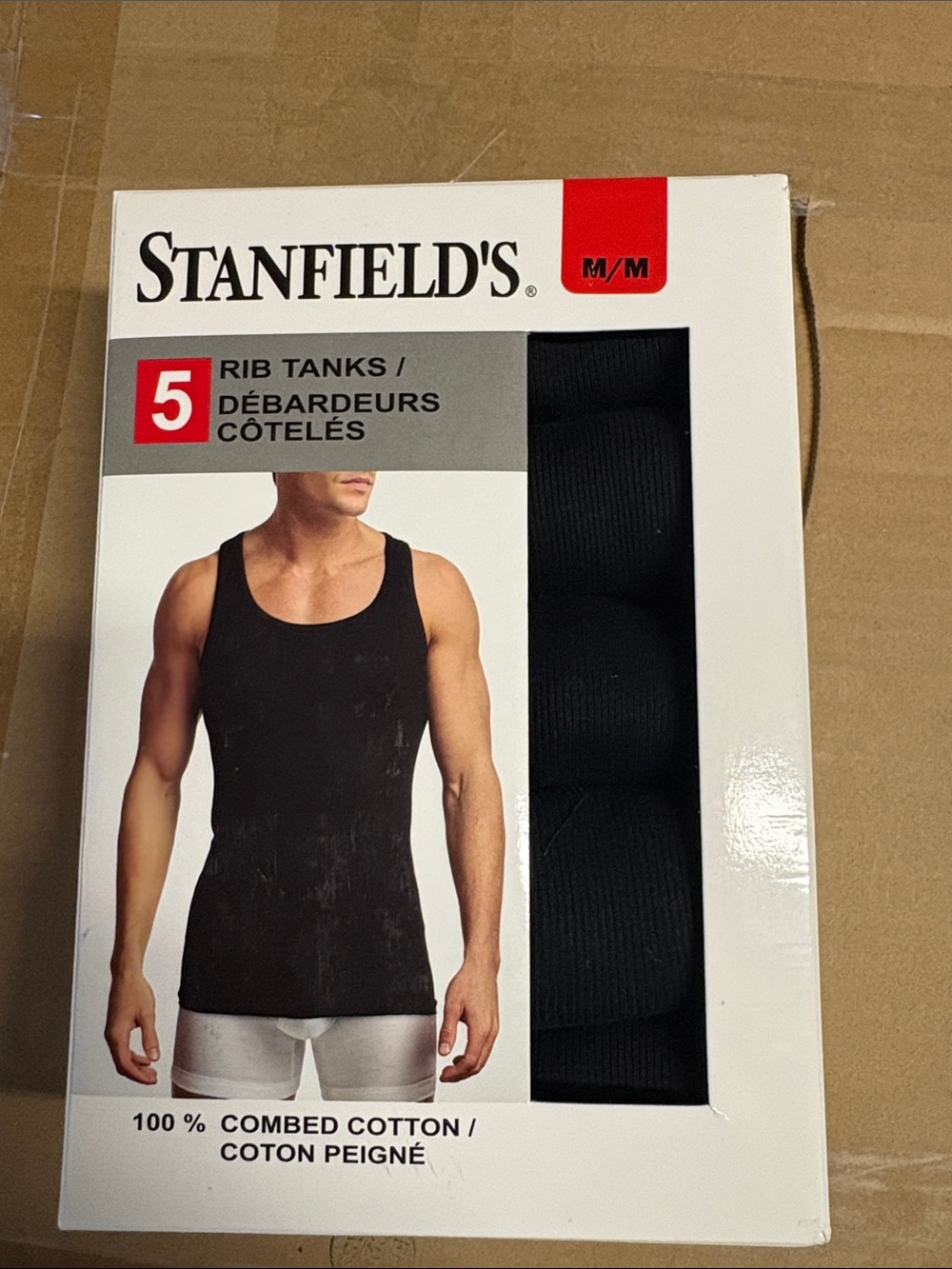 Stanfield’s 5 Pack Rib Tank - Picture 3 of 4